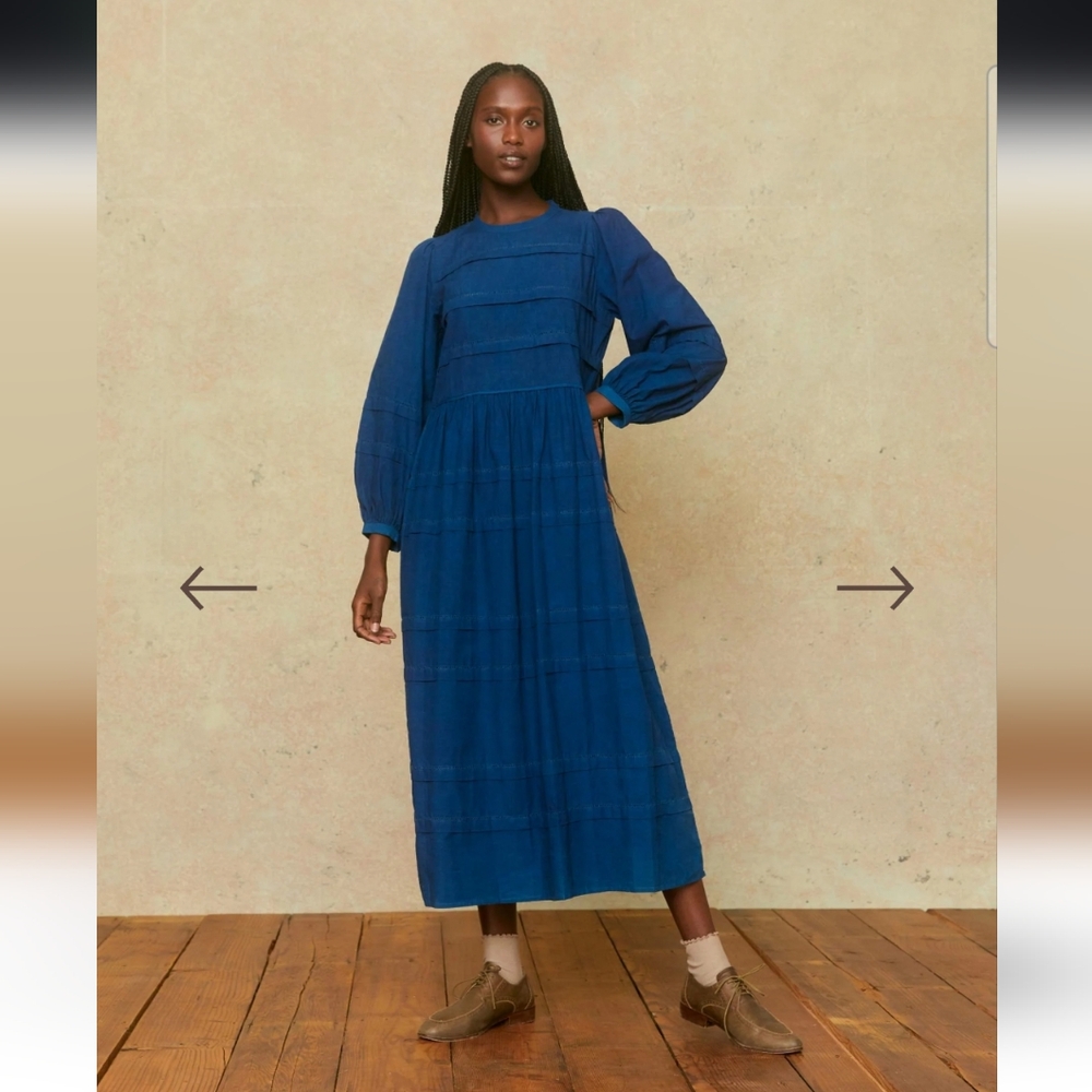 Christy Dawn Indigo Midi Dress - Picture 5 of 15